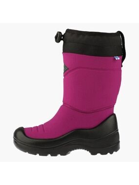 Size 32 EU Umi Kids' Fuchsia and Black Winter Boots
